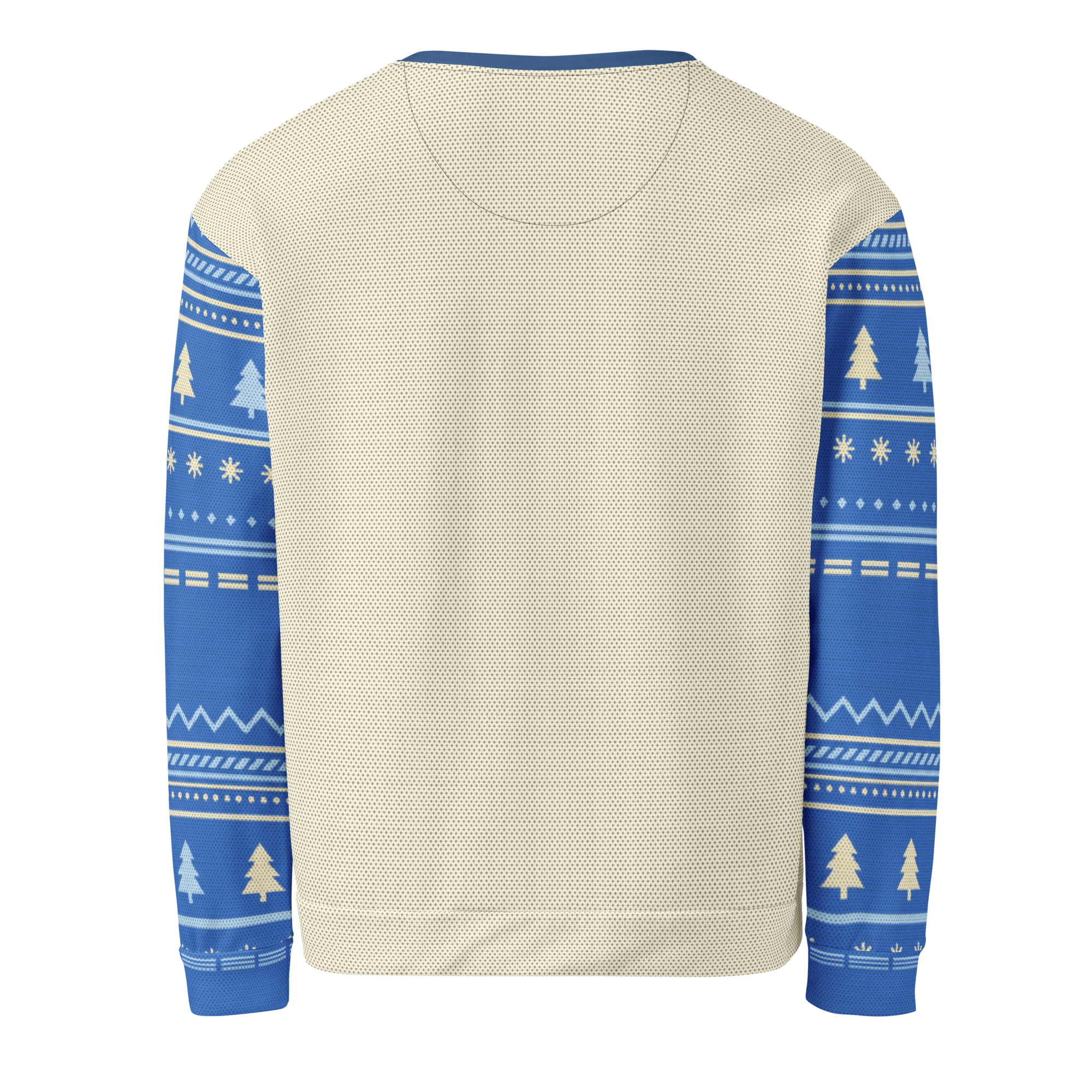 Ride-Along Ugly Christmas Sweatshirt, Cream, back